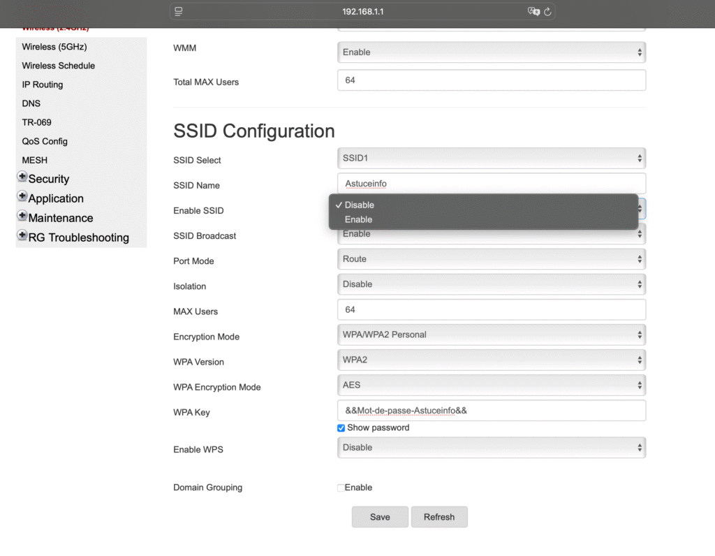 Masquer SSID pour sécuriser connexion maison