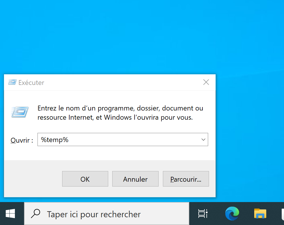 Vider les fichiers temporaires pour accélérer un PC lent