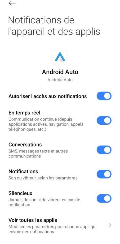 Accéder paramètres pour désactiver notifications inutiles Android