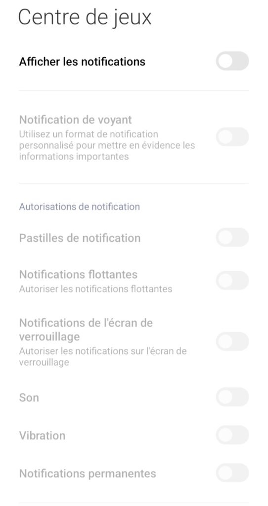 Désactiver notifications inutiles Android par app
